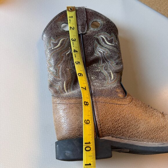 Old West Cowboy Boots Youth Size 3.0-D Style VB9113 Western Rodeo Ranch - Picture 8 of 11